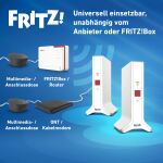 Mesh Set 4200 Dual-Band (2,4 GHz/5 GHz) Wi-Fi 6E (802.11ax) Rot, Weiß 2x2/4x4