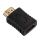 Lindy 41232 Kabeladapter HDMI Type A Schwarz