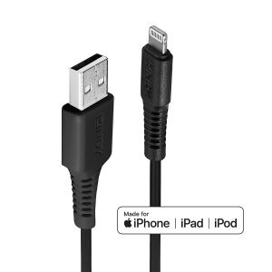 Lindy 31322 Lightning-Kabel 3 m Schwarz