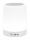 Manhattan Sound Science LED-Bluetooth-Lautsprecher, Kabellose Musikwiedergabe, LED-Licht mit drei Helligkeitsstufen und sechs Farben, integrierte Bedienelemente, MicroSD-Kartenslot, 3,5-mm-Klinkenbuchse