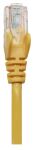 Intellinet Premium Netzwerkkabel, Cat6a, S/FTP, 100% Kupfer, Cat6a-zertifiziert, LS0H, RJ45-Stecker/RJ45-Stecker, 0,25 m, gelb