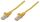 Intellinet Premium Netzwerkkabel, Cat6a, S/FTP, 100% Kupfer, Cat6a-zertifiziert, LS0H, RJ45-Stecker/RJ45-Stecker, 0,25 m, gelb