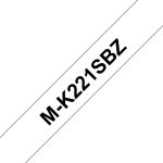 Brother M-K221SBZ Etiketten erstellendes Band Schwarz auf...