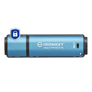 Kingston Technology IronKey 16GB Vault Privacy 50 AES-256 verschlüsselter, FIPS 197