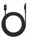 Manhattan Surface Connect auf USB-C Ladekabel, Surface Connect-Stecker auf USB-C-Stecker, 15 V/3 A, 1,8 m, schwarz