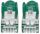 Intellinet Netzwerkkabel mit Cat6a-Stecker und Cat7-Rohkabel, S/FTP, 100% Kupfer, LS0H, 3 m, grün