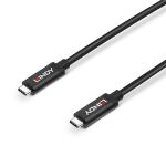 Lindy 43308 USB Kabel USB 3.2 Gen 2 (3.1 Gen 2) 5 m USB C 10 Gbit/s 60 W Schwarz