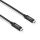 Lindy 43308 USB Kabel USB 3.2 Gen 2 (3.1 Gen 2) 5 m USB C 10 Gbit/s 60 W Schwarz