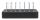 Manhattan 6-Port USB-Ladestation, Sechs USB-A-Ports, bis zu 2,4 A/5 V pro Port, 50 W Ausgangsleistung gesamt, schwarz