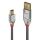 Lindy 36634 USB Kabel USB 2.0 5 m USB A Mini-USB B 0,48 Gbit/s Grau
