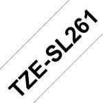 Brother TZE-SL261 Etiketten erstellendes Band Schwarz auf weiss