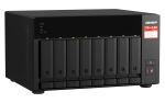 QNAP TS-873A NAS Tower Ryzen Embedded V1500B 8 GB DDR4 0 TB QNAP Turbo System Schwarz