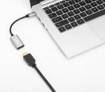 Manhattan 153973 Videokabel-Adapter 0,11 m USB Typ-C HDMI Grau