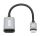 Manhattan 153973 Videokabel-Adapter 0,11 m USB Typ-C HDMI Grau