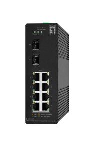 LevelOne Hilbert 10-Port Gigabit PoE Smart Lite Switch, 8 PoE Ausgänge, 2 x Gigabit SFP, 802.3at/af PoE