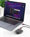 ICY BOX IB-CR404-C31, Kartenleser, CF Express 2.0 Type-B, USB 3.2 Gen 2, Status LED, Aluminium, Schwarz