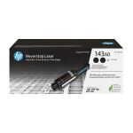 HP 143AD Doppelpack Schwarz Original Neverstop Toner-Nachfüllkit
