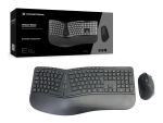 Conceptronic ORAZIO ERGO Kabelloses Set aus ergonomischer Tastatur und vertikaler Maus, deutsch