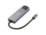 Equip 5-in-1 Multifunktionsadapter, 2,5 GbE, USB-A x 2, USB-C x 1, USB-C, 100W USB PD