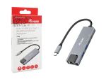 Equip 5-in-1 Multifunktionsadapter, 2,5 GbE, USB-A x 2, USB-C x 1, USB-C, 100W USB PD