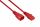 Kabelmeister Kaltgeräteverlängerung Kaltgeräte-Stecker C14 an Kaltgeräte-Buchse C13, rot, 1,00mm², 5m