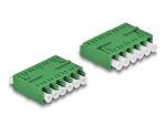 DELOCK LWL Kupplung HD LC Hexaplex Bu zu LC Hexaplex Bu grün
