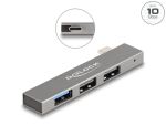 DeLOCK 3 Port Slim USB Hub mit USB Type-C zu 1 x USB 10...