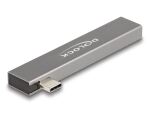 DeLOCK 3 Port Slim USB Hub mit USB Type-C zu 1 x USB 10...