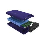 RealPower PB-15000C Navy Blue 15000 mAh Schwarz, Blau