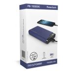 RealPower PB-15000C Navy Blue 15000 mAh Schwarz, Blau
