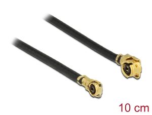 DELOCK Antennenkabel U.FL MHF > IV/HSC MHF St/St 1.13 0.10m