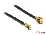 DELOCK Antennenkabel U.FL MHF > IV/HSC MHF St/St 1.13 0.10m