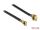 DELOCK Antennenkabel U.FL MHF > MHF 4L St/St 1.13 0.10m