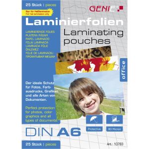 Genie 10783 Laminierhülle 25 Stück(e)