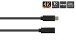 Alcasa 2831-CV010S USB Kabel USB 3.2 Gen 2 (3.1 Gen 2) 1 m USB C 10 Gbit/s 100 W Schwarz