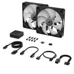Corsair iCUE LINK RX140 RGB Computergehäuse Ventilator 14 cm Schwarz 2 Stück(e)
