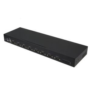 RealPower 284513 Serieller Konverter/Repeater/Isolator USB 2.0 RS-232 Schwarz