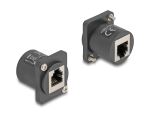 DELOCK D-Typ Modul RJ12 Buchse zu Buchse mit Schrauben sw