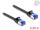 DELOCK RJ45 Flachband Patchkabel Stecker zu Stecker Cat.6A