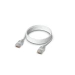 Ubiquiti UACC-Cable-Patch-EL-1M-W Netzwerkkabel Durchscheinend, Weiß Cat6