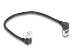 DeLOCK RJ45 Netzwerkkabel Cat.6A S/FTP Slim 90° oben...