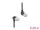 DeLOCK RJ45 Netzwerkkabel Cat.6A S/FTP Slim 90° oben / unten gewinkelt 0,25 m schwarz