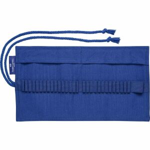 Faber-Castell 114664 Etui Weiches Federmäppchen Baumwolle Blau