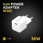 Intenso POWER ADAPTER USB-C GAN/7803022 Universal Weiß AC Schnellladung Drinnen