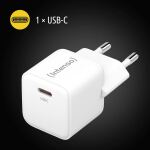 Intenso POWER ADAPTER USB-C GAN/7803022 Universal Weiß AC Schnellladung Drinnen