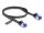DELOCK RJ45 Flachband Patchkabel Stecker zu Stecker Cat.6A