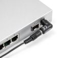 DeLOCK DC Adapter 5,5 x 2,1 mm Stecker zu 5,5 x 2,1 mm Buchse 90° gewinkelt