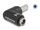 DeLOCK DC Adapter 5,5 x 2,1 mm Stecker zu 5,5 x 2,1 mm Buchse 90° gewinkelt