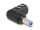 DeLOCK DC Adapter 5,5 x 2,1 mm Stecker zu 5,5 x 2,1 mm Buchse 90° gewinkelt