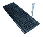 MediaRange MROS101 Tastatur Büro USB QWERTZ Deutsch Schwarz
